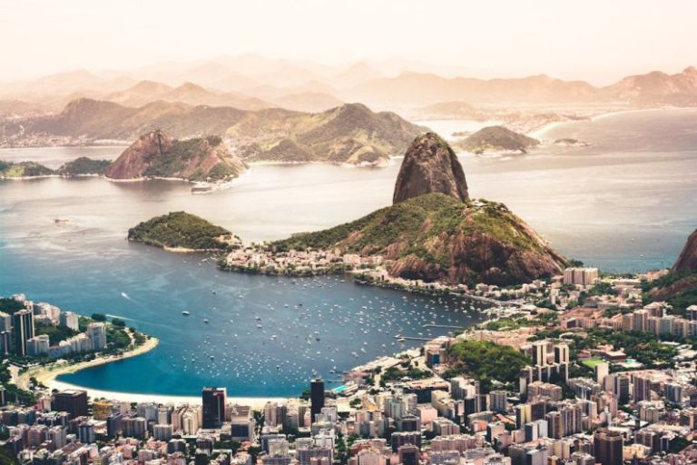 Rio De Janeiro - aerial photography of cityscape near sea